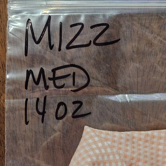 Mizzen+Main Men Dress Shirt M Pink Check Trim Fit Old Money Business Casual - Picture 11 of 11